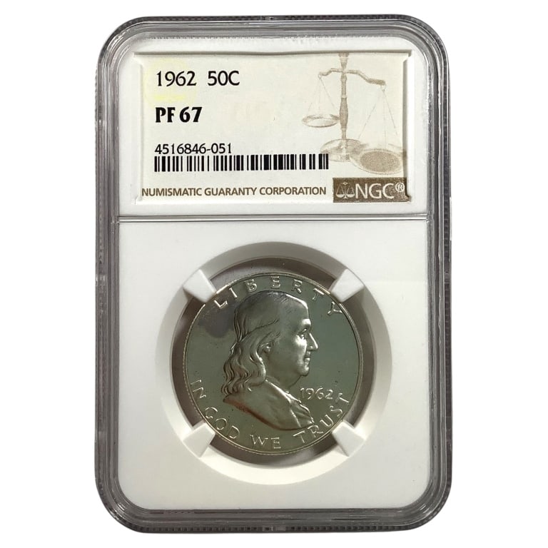 1962 Franklin Proof NGC PR67: See pictures