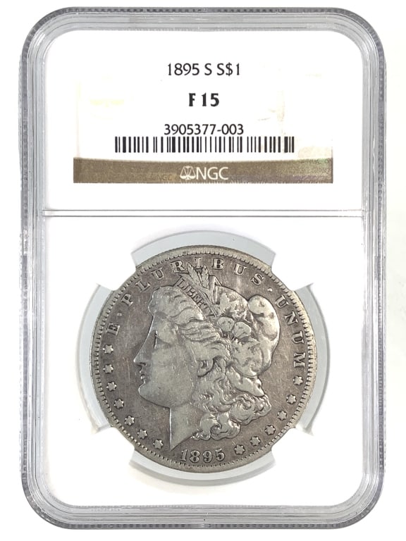 1895 S Morgan Dollar NGC F15: See pictures