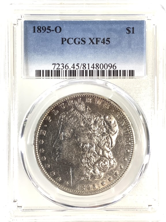 1895 O Morgan Dollar PCGS XF45: See pictures