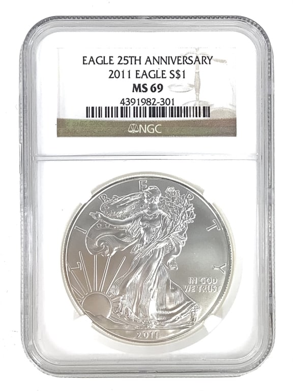 2011 ASE 25th Anniversary NGC MS69: See pictures