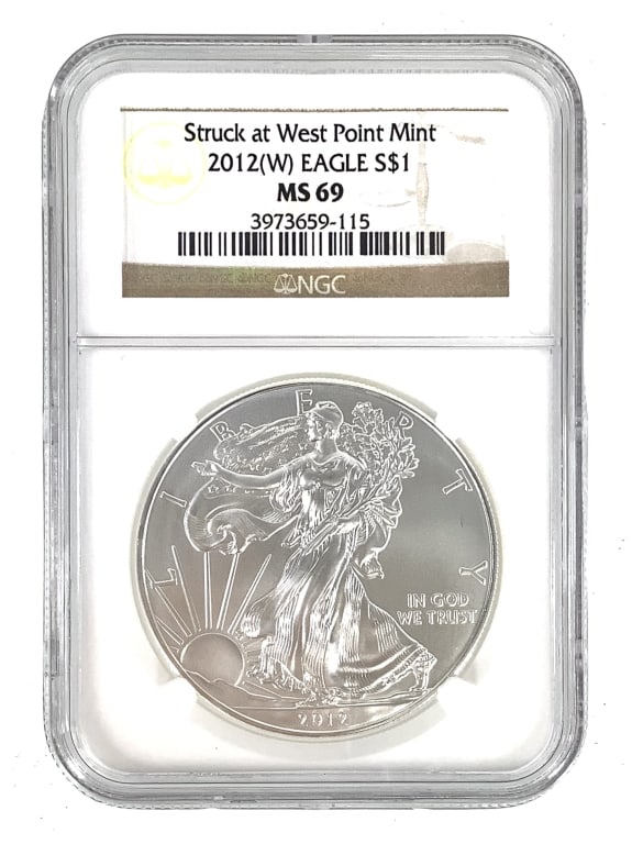 2012(W) ASE Struck at West Point Mint NGC MS69: See pictures