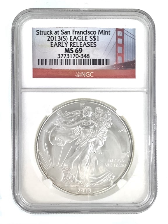 2013(S) ASE Struck at San Francisco Mint NGC MS69 (1 of 5)