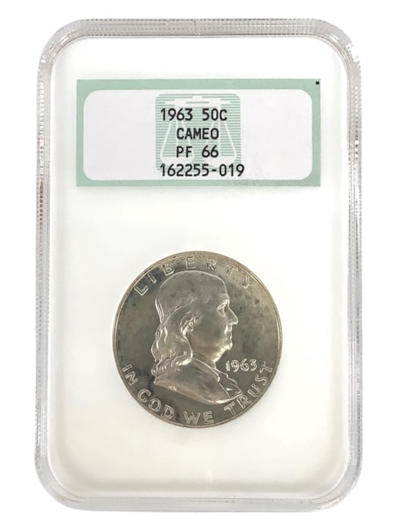 1963 Proof Franklin Half Dollar NGC PF66 Cameo: See pictures