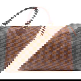 LOUIS VUITTON Damier Speedy 30 Gold Handmade Bag Ebene Brown Brown Handbag N41531: Item Name: LOUIS VUITTON Damier Speedy 30 Gold Handmade Bag Ebene Brown Brown Handbag N41531 Brand: LOUIS VUITTON Model No.: N41531 Size: x W:30cmH:20cm x D:17cm(W:11.8 inch x H:7.9 inch x D:6.7 inch
