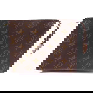 LOUIS VUITTON Monogram Pouch Brown business bag clutch bag M47544: Item Name: LOUIS VUITTON Monogram Pouch Brown business bag clutch bag M47544 Brand: LOUIS VUITTON Model No.: M47544 Size: x W:18cmH:14cm x D:5cm(W:7.1 inch x H:5.5 inch x D:2.0 inch ) Color: Brown Poc