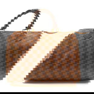 LOUIS VUITTON Damier Speedy 30 Gold Handmade Bag Brown Brown Handbag N41364: Item Name: LOUIS VUITTON Damier Speedy 30 Gold Handmade Bag Brown Brown Handbag N41364 Brand: LOUIS VUITTON Model No.: N41364 Size: x W:31cmH:21cm x D:17cm(W:12.2 inch x H:8.3 inch x D:6.7 inch )Handl