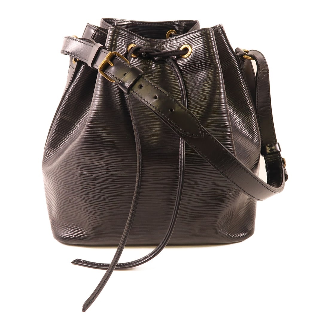 LOUIS VUITTON Epi Noe Gold Buckle Shoulder Bag Black Black Shoulder Bag M59012 (1 of 15)