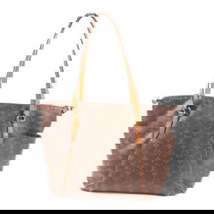 LOUIS VUITTON Monogram Totally MM Golden Shoulder Bag Brown Tote Bag M41015: Item Name: LOUIS VUITTON Monogram Totally MM Golden Shoulder Bag Brown Tote Bag M41015 Brand: LOUIS VUITTON Model No.: M41015 Size: x W:33cmH:30cm x D:14cm(W:13.0 inch x H:11.8 inch x D:5.5 inch )Hand
