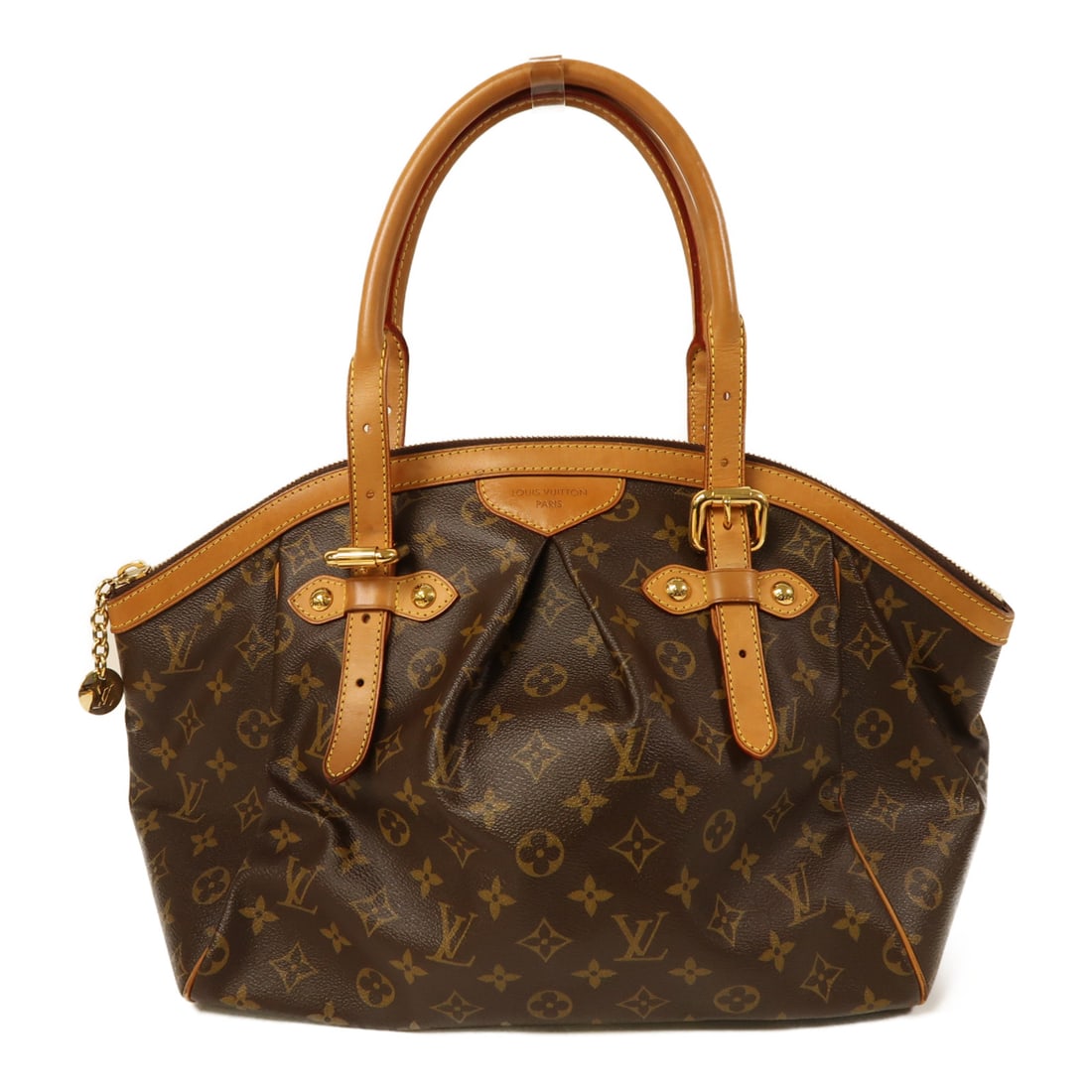 LOUIS VUITTON Monogram Tivoli GM gold chest bag palm color Brown Shoulder Bag M40144 (1 of 13)
