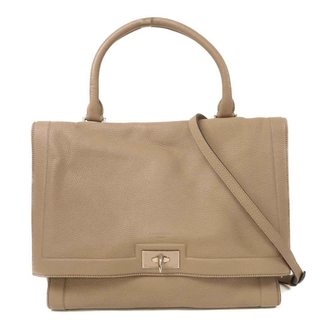 GIVENCHY Cowhide Leather Shoulder Bag Ginpaku Hand-Handed Bag for Shoulders and Backs 2wayShoulder B (1 of 13)