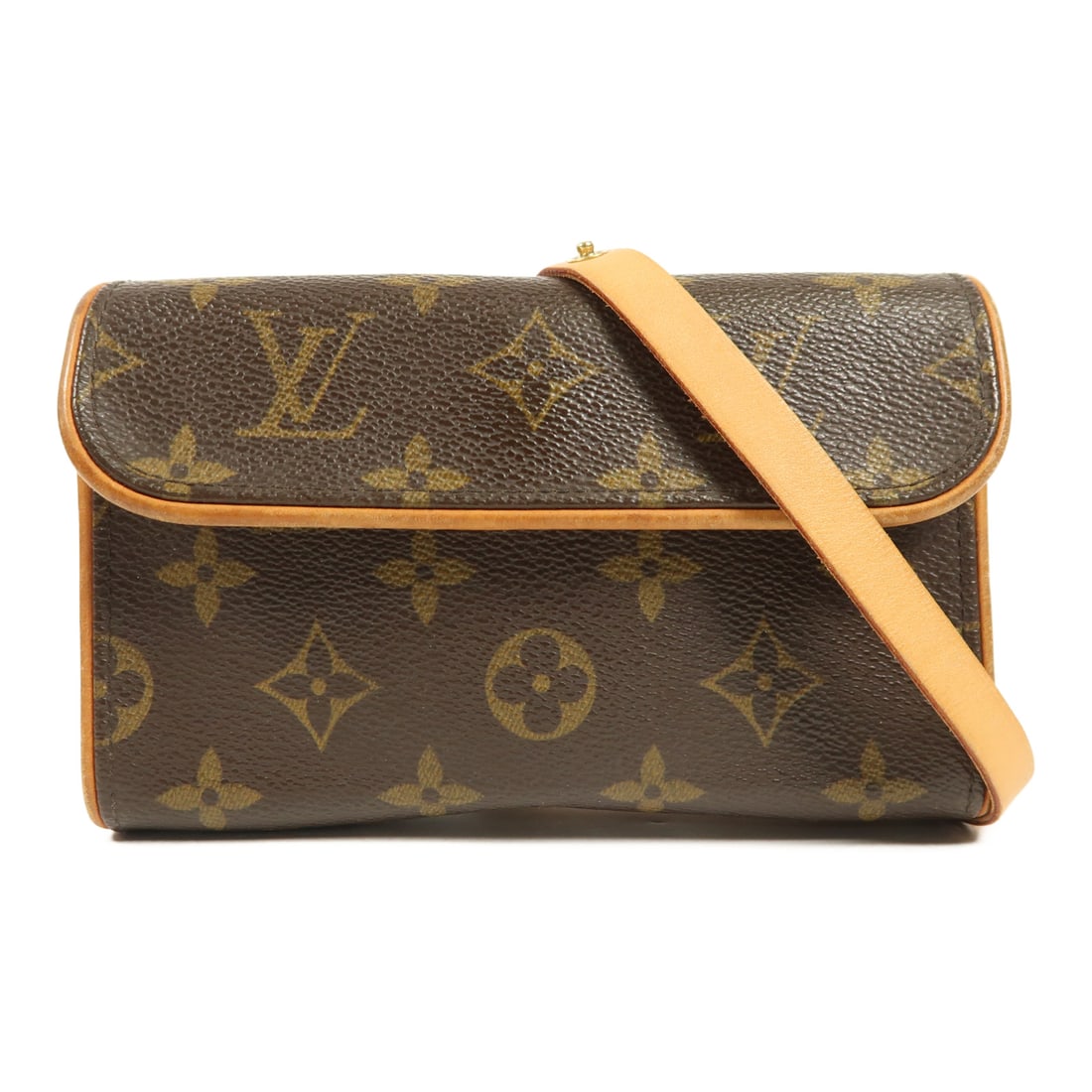 LOUIS VUITTON Monogram Pochette Florentine XS ??waist wrap Brown Waist bag Body bag M51855 (1 of 14)