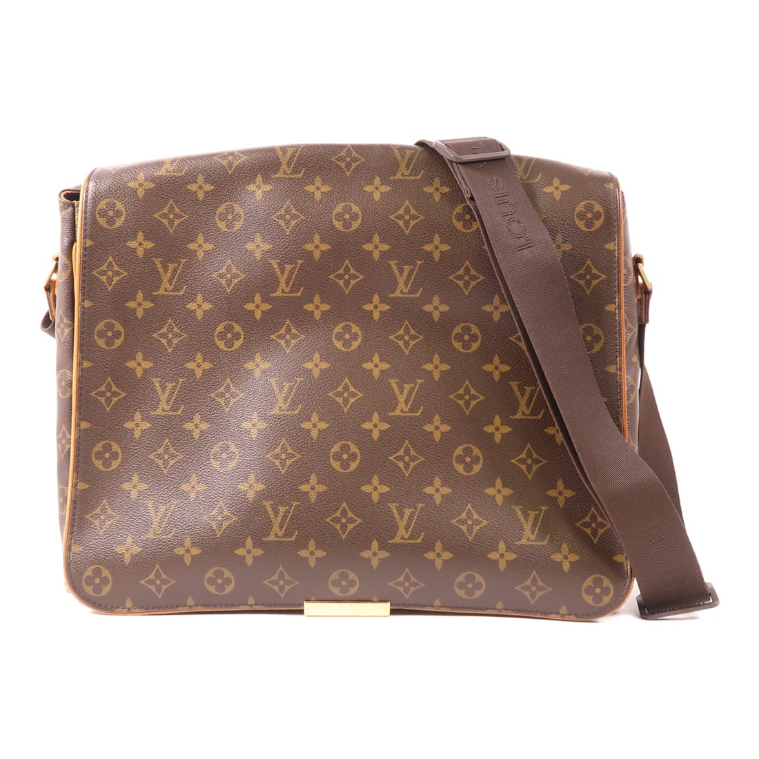 LOUIS VUITTON Monogram Abbesses gold shoulder bag Brown Shoulder Bag M45257 (1 of 14)