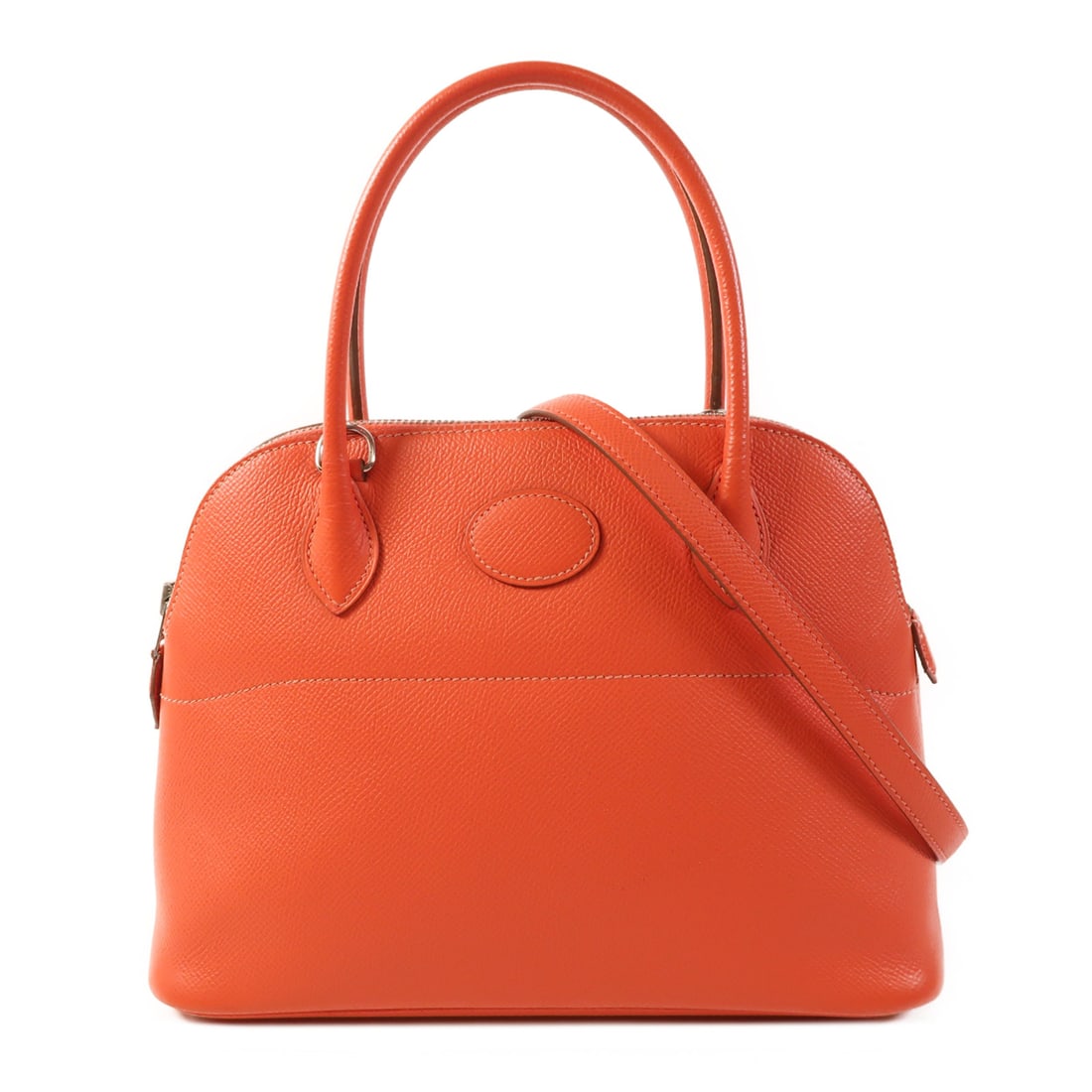 HERMES Epsom Leather Bolide 27 Silver Hand-Turn Shoulder Bag T5 Rose Jaipur 2wayShoulder Bag Rose (1 of 17)