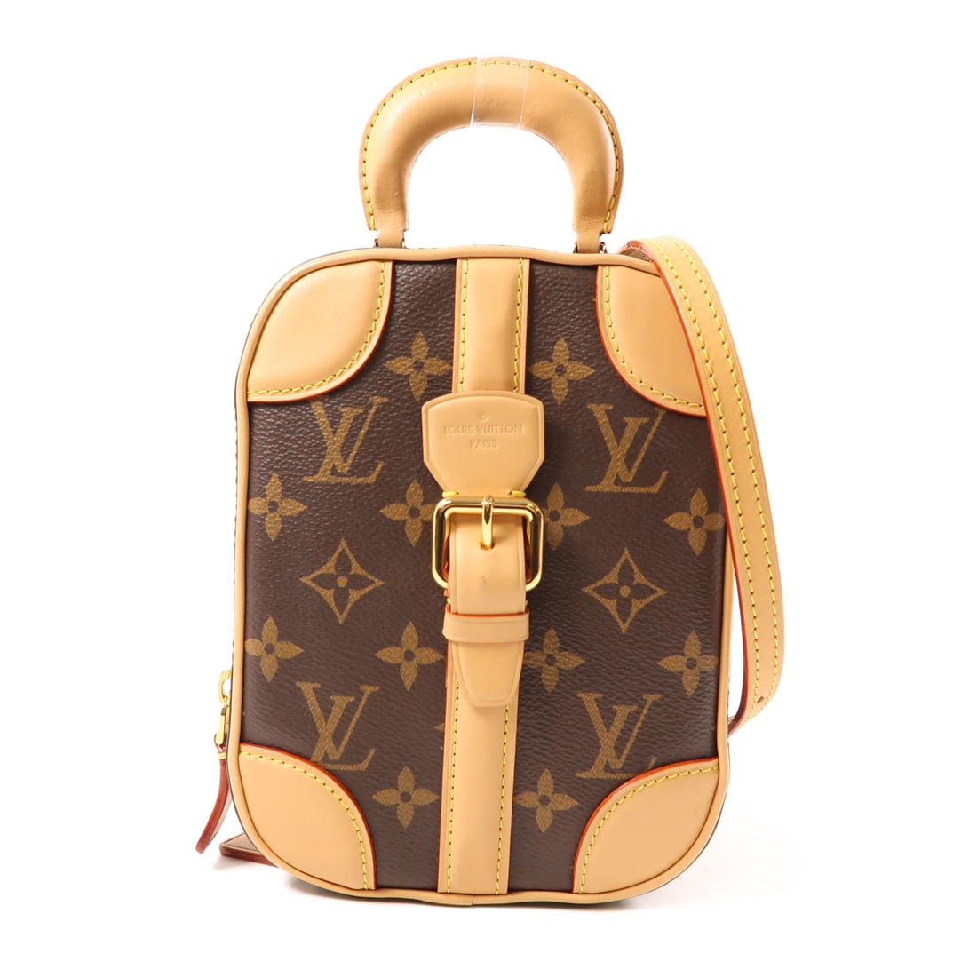 LOUIS VUITTON Monogram Valisette Vertical Hand-Handed Bag for Shoulders and Backs Palm Color: Item Name: LOUIS VUITTON Monogram Valisette Vertical Hand-Handed Bag for Shoulders and Backs Palm Color Brand: LOUIS VUITTON Model No.: M68623 Size: x W:13cmH:18.5cm x D:5.5cm(W:5.1 inch x H:7.3 inch