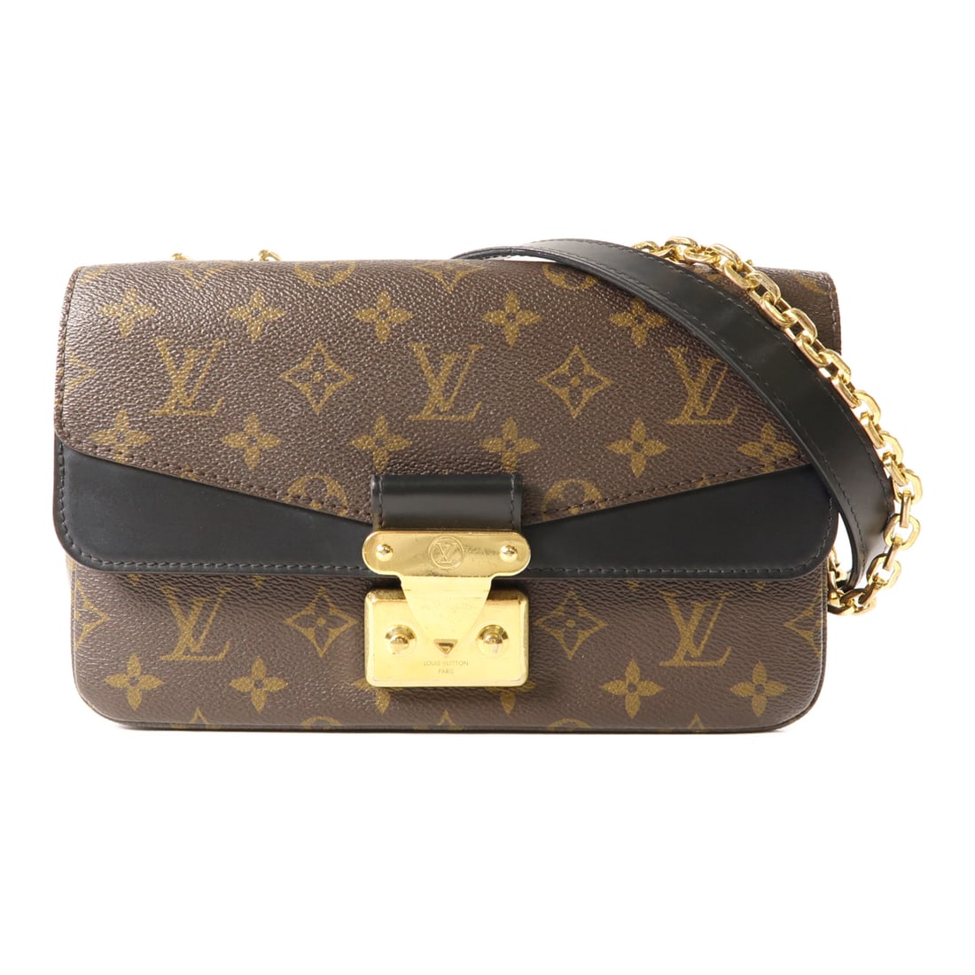 LOUIS VUITTON Monogram Marceau gold shoulder bag hemlock color Brown Black Brown/Black Shoulder (1 of 13)
