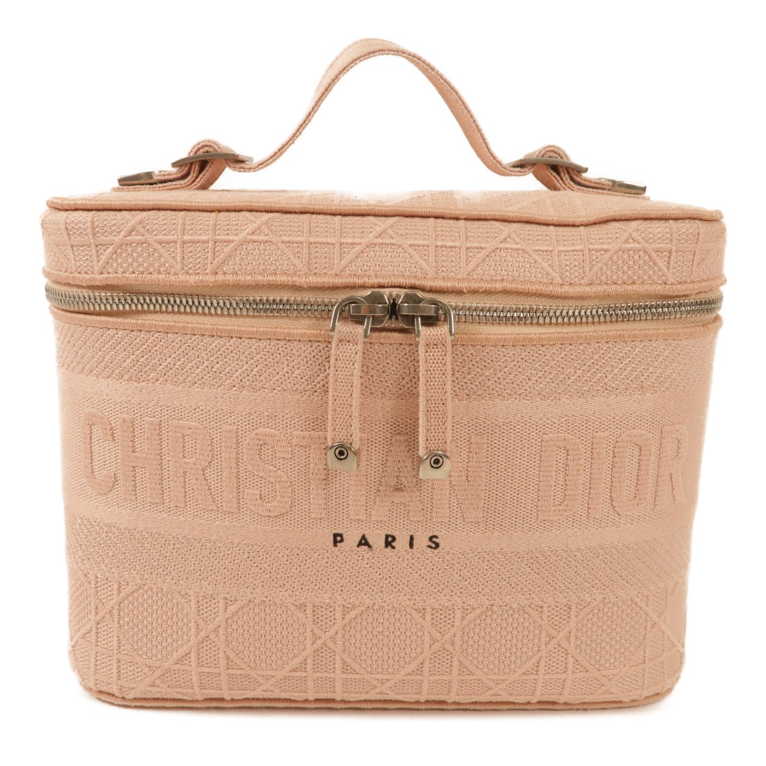 Dior [Decreased Yue] Canvas Vanity Bag Handbag Pink Pink canvas S5480VREY: Item Name: Dior [Decreased Yue] Canvas Vanity Bag Handbag Pink Pink canvas S5480VREY Brand: Dior Model No.: S5480VREY Size: x W:23.5cmH:18cm x D:13cm(W:9.3 inch x H:7.1 inch x D:5.1 inch )Handle?16cm(