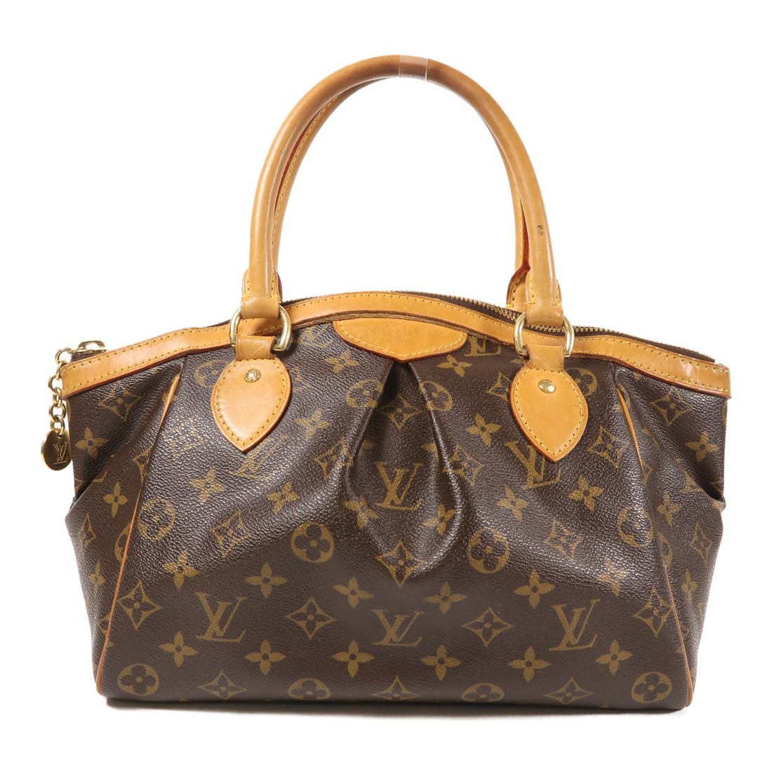 LOUIS VUITTON Monogram Tivoli PM Kinpaku handmade bag Brown Brown Handbag M40143 (1 of 14)