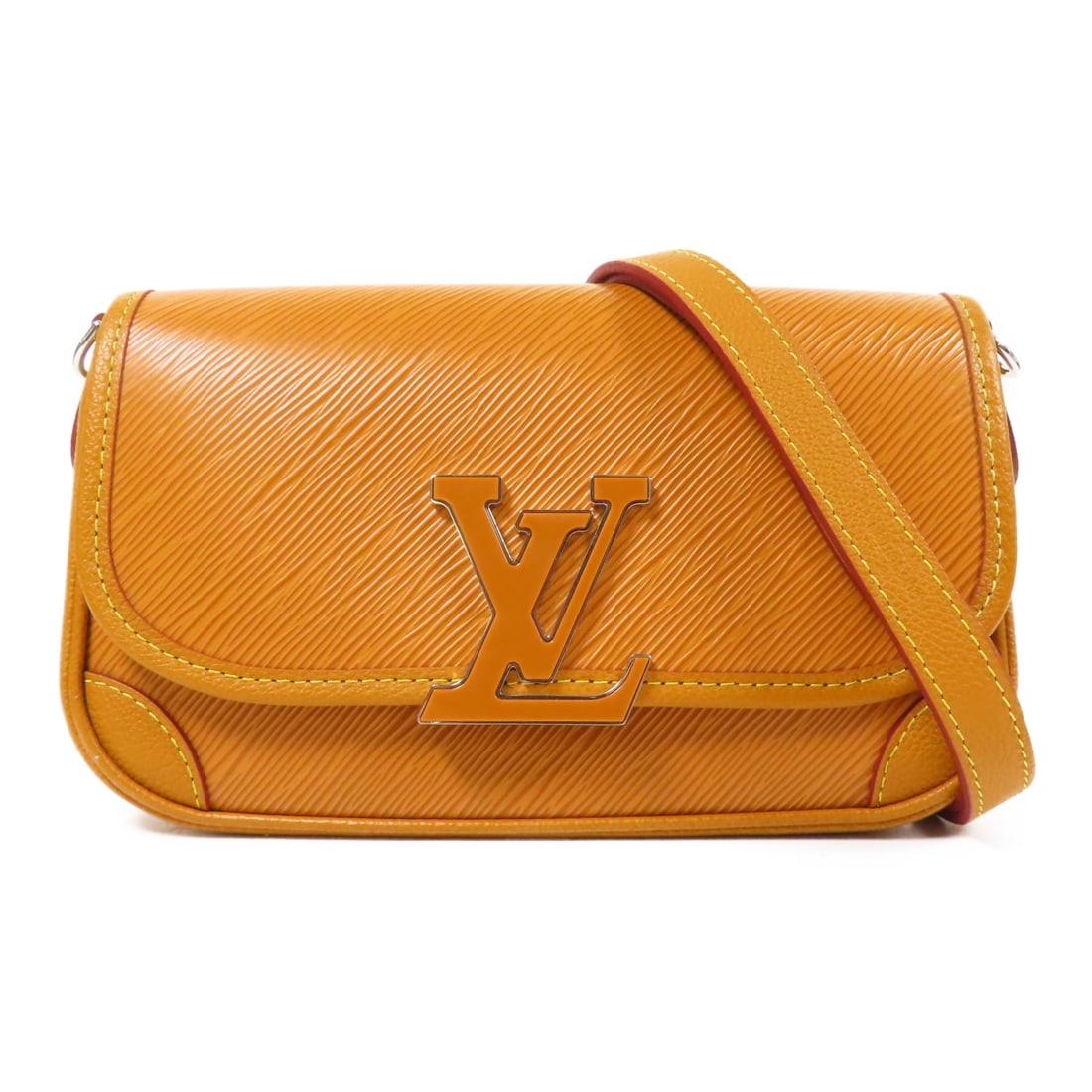 LOUIS VUITTON Epi Buci Ginpaku Shoulder Back Bag Brown Carmel Brown Shoulder Bag M59459 (1 of 13)