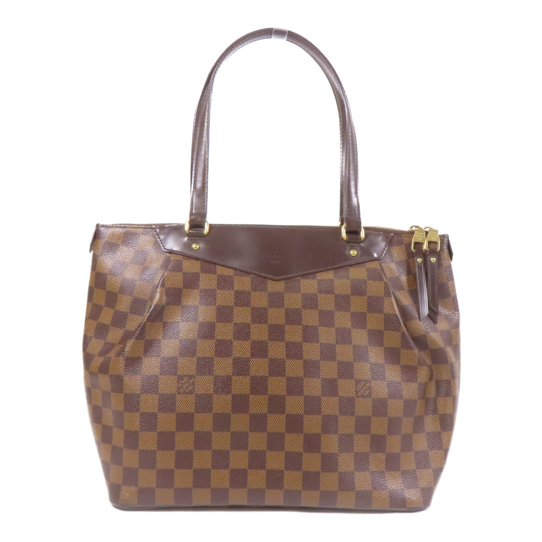 LOUIS VUITTON Damier Westminster GM Jinxian Shoulder Back Bag Brown Brown Shoulder Bag N41103 (1 of 15)