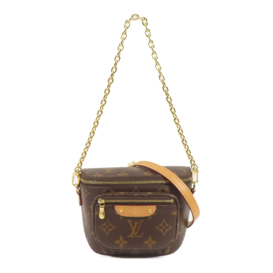 LOUIS VUITTON Monogram Mini Bumbag Hand-Handed Bag for Shoulders and Backs Brown Brown 2waySh: Item Name: LOUIS VUITTON Monogram Mini Bumbag Hand-Handed Bag for Shoulders and Backs Brown Brown 2waySh Brand: LOUIS VUITTON Model No.: M82335 Size: x W:18cmH:13cm x D:7cm(W:7.1 inch x H:5.1 inch x D