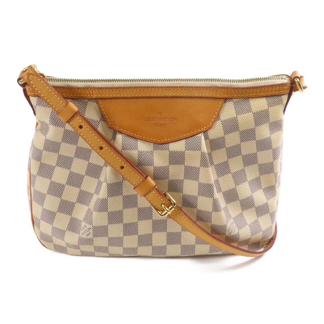 LOUIS VUITTON Damier Azur Siracusa PM Golden Shoulder Bag White White/Grey Shoulder Bag N41113: Item Name: LOUIS VUITTON Damier Azur Siracusa PM Golden Shoulder Bag White White/Grey Shoulder Bag N41113 Brand: LOUIS VUITTON Model No.: N41113 Size: x W:29cmH:21cm x D:10cm(W:11.4 inch x H:8.3 inch