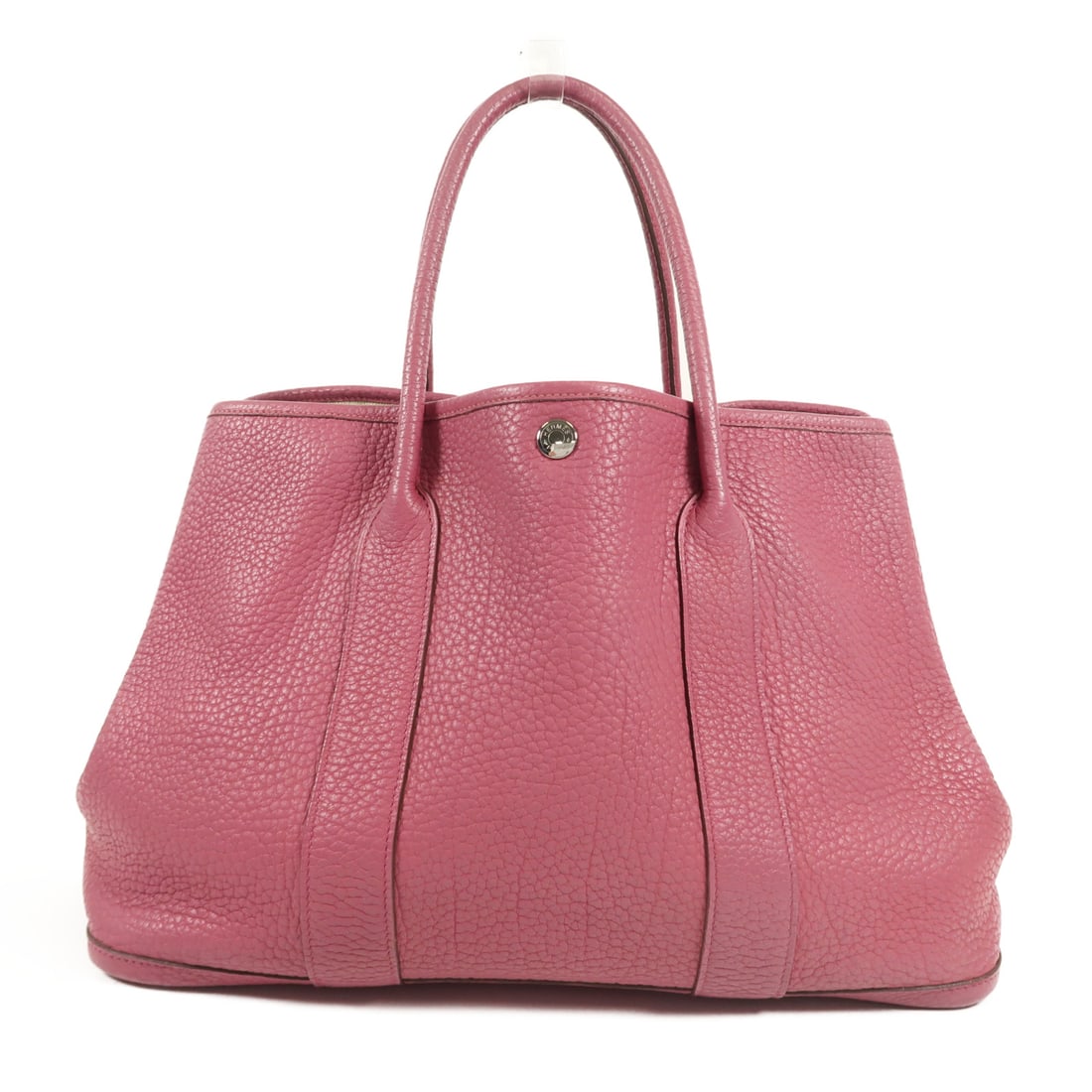 HERMES Fjord Leather Garden Party PM Silver Handmade Bag Tosca Handbag Tosca Purple k5/Tosca Fjord: Item Name: HERMES Fjord Leather Garden Party PM Silver Handmade Bag Tosca Handbag Tosca Purple k5/Tosca Fjord leather leather ? Brand: HERMES Model No.: ?P/K5 Size: x W:36cmH:26cm x D:17cm(W:14.2 inch