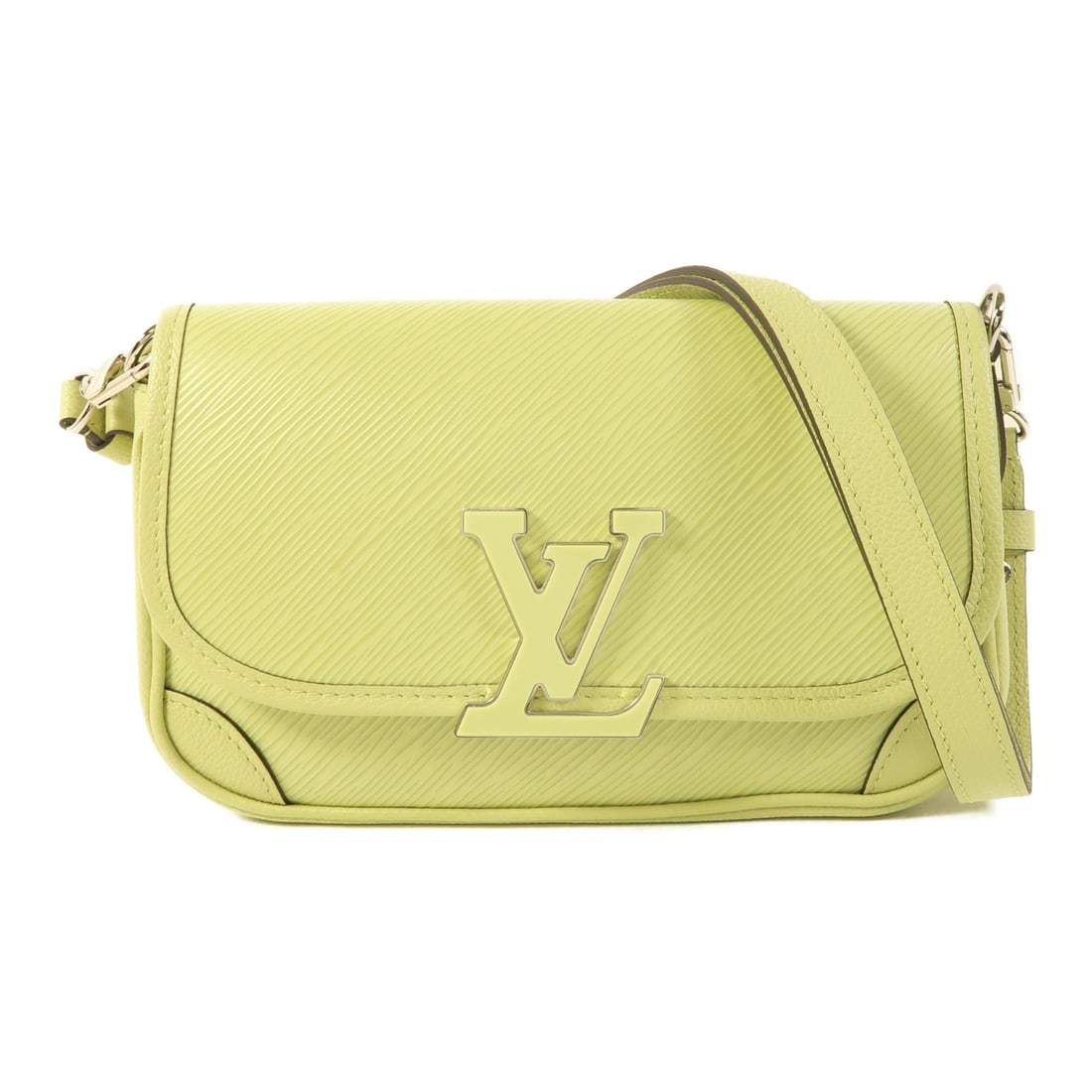 LOUIS VUITTON Epi Buci silver shoulder bag Green Green Shoulder Bag M22960 (1 of 14)