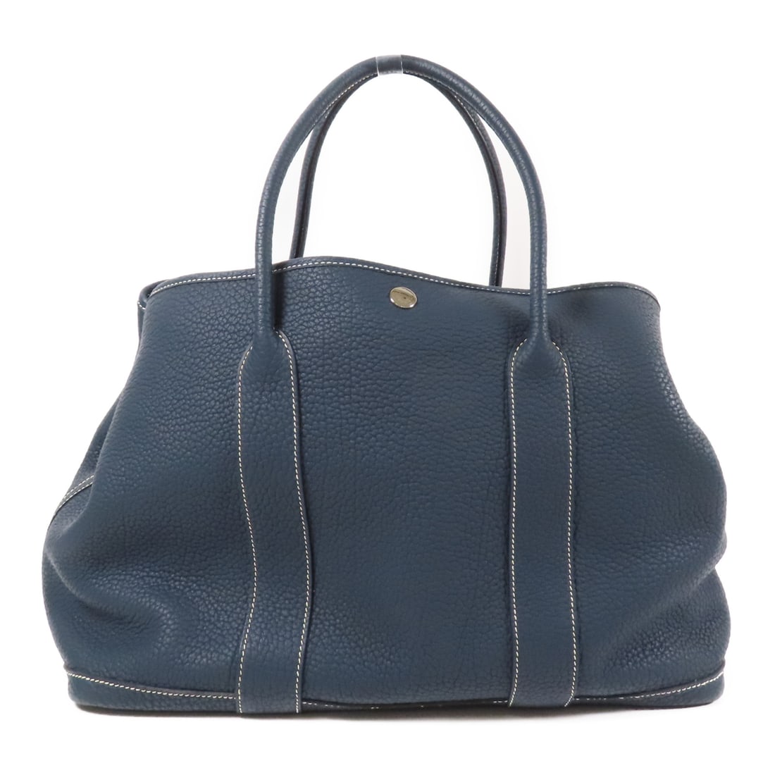 HERMES Nagonda Leather Garden Party PM Ginpaku Handmade Bag Vert Cypres Handbag Other Vert Cypre (1 of 12)