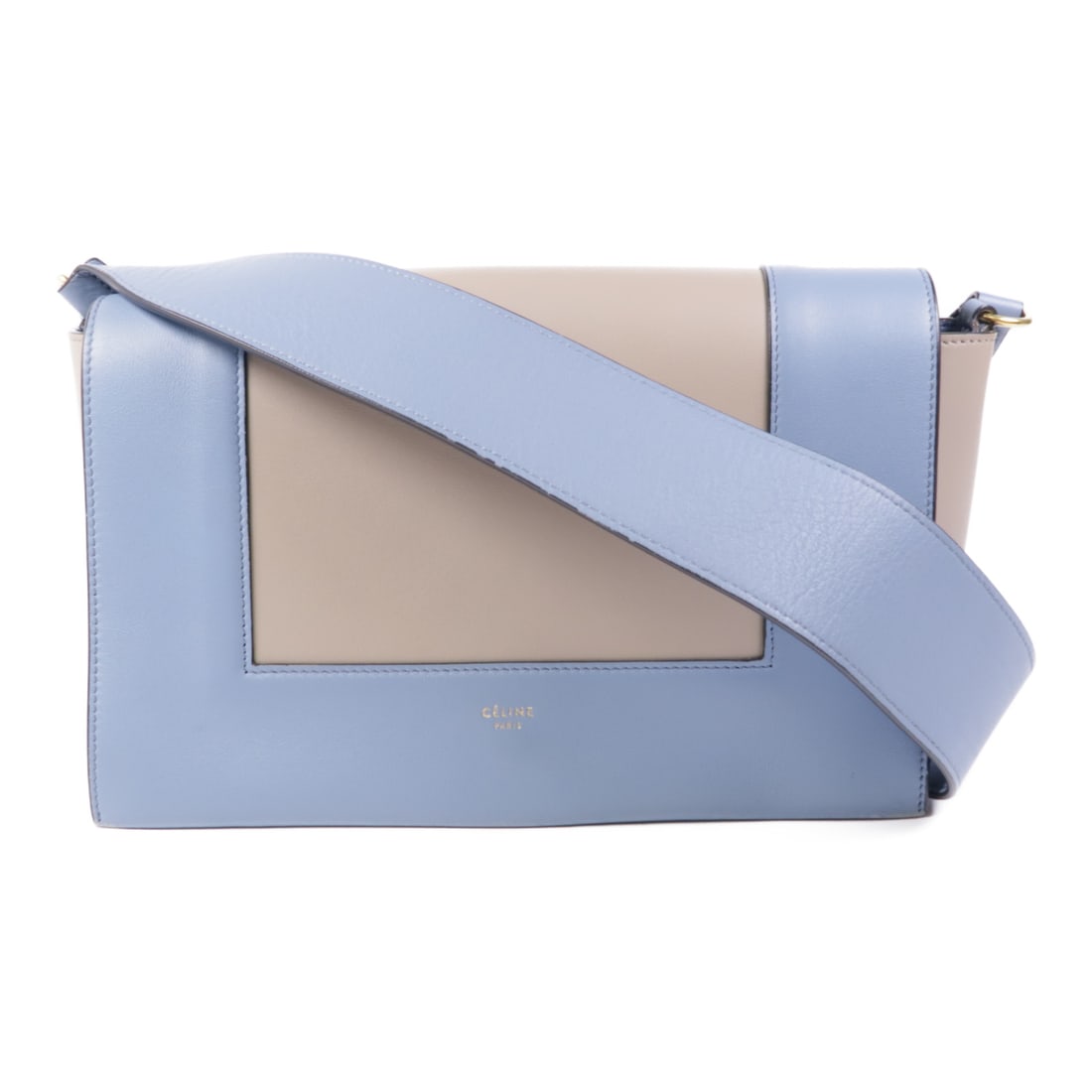 CELINE Cowhide Leather Flame Bag Golden Shoulder Back Bag Shoulder Bag Blue Beige Blue/Beige Calfsk: Item Name: CELINE Cowhide Leather Flame Bag Golden Shoulder Back Bag Shoulder Bag Blue Beige Blue/Beige Calfsk Brand: CELINE Model No.: 180263AQO.06ML Size: x W:25cmH:16.5cm x D:10cm(W:9.8 inch x H:6.