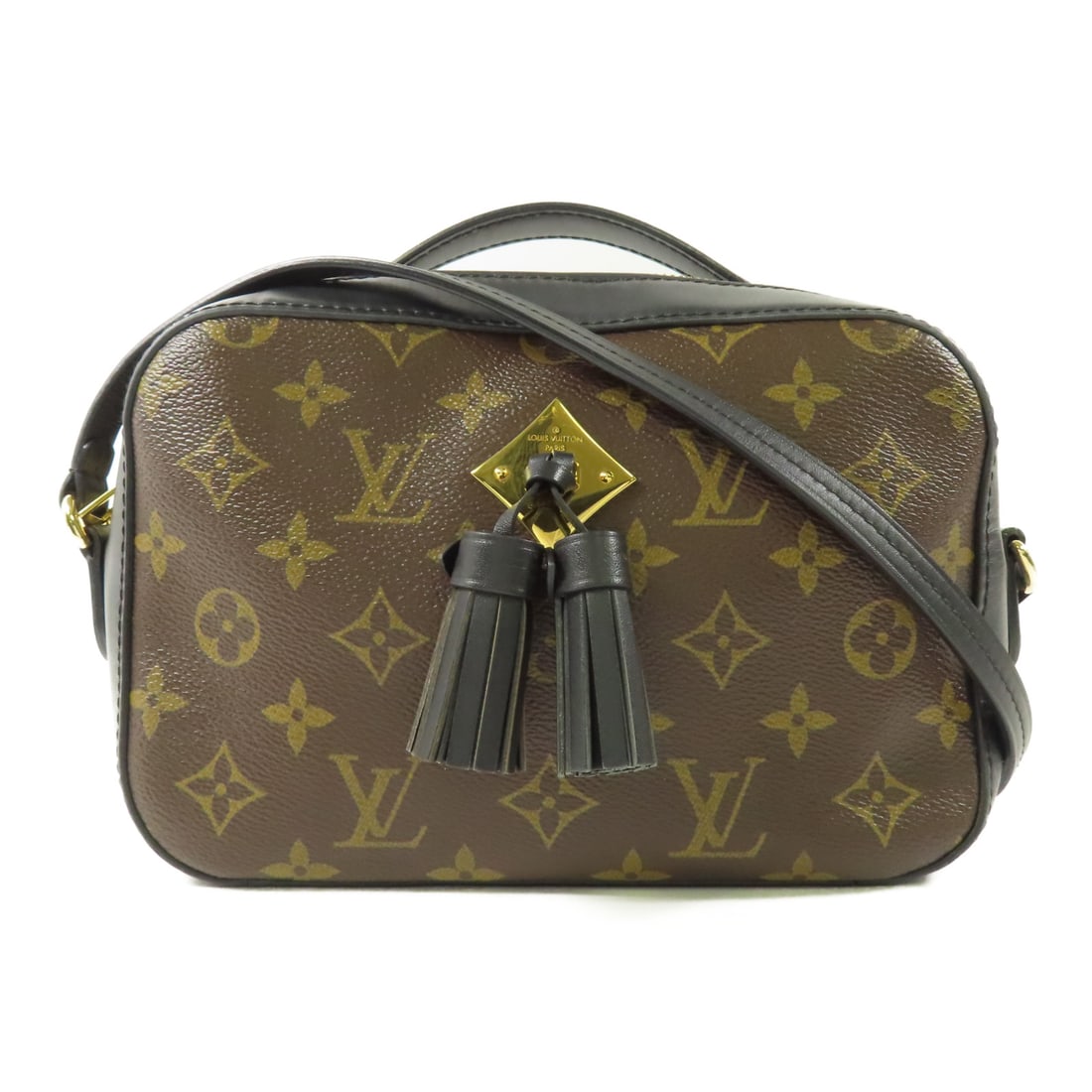 LOUIS VUITTON Monogram Saintonge Hand-Handed Bag for Shoulders and Backs Brown Brown 2wayShou (1 of 15)