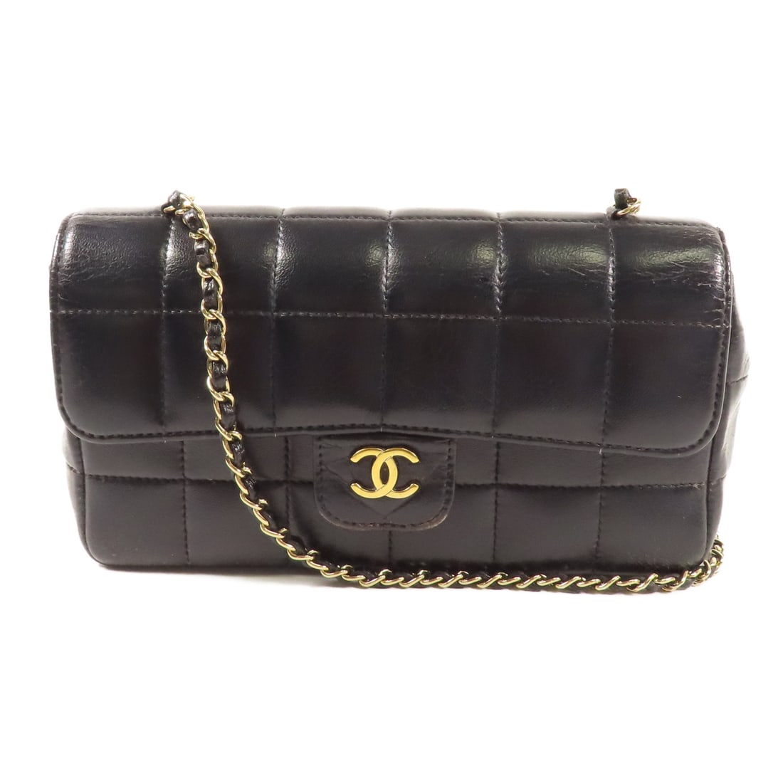CHANEL Black Cowhide Leather Shoulder Bag Golden Cross Shoulder Back Bag Shoulder Bag Calfski: Item Name: CHANEL Black Cowhide Leather Shoulder Bag Golden Cross Shoulder Back Bag Shoulder Bag Calfski Brand: CHANEL Model No.: Size: x W:18.5cmH:11.5cm x D:5cm(W:7.3 inch x H:4.5 inch x D:2.0 inch