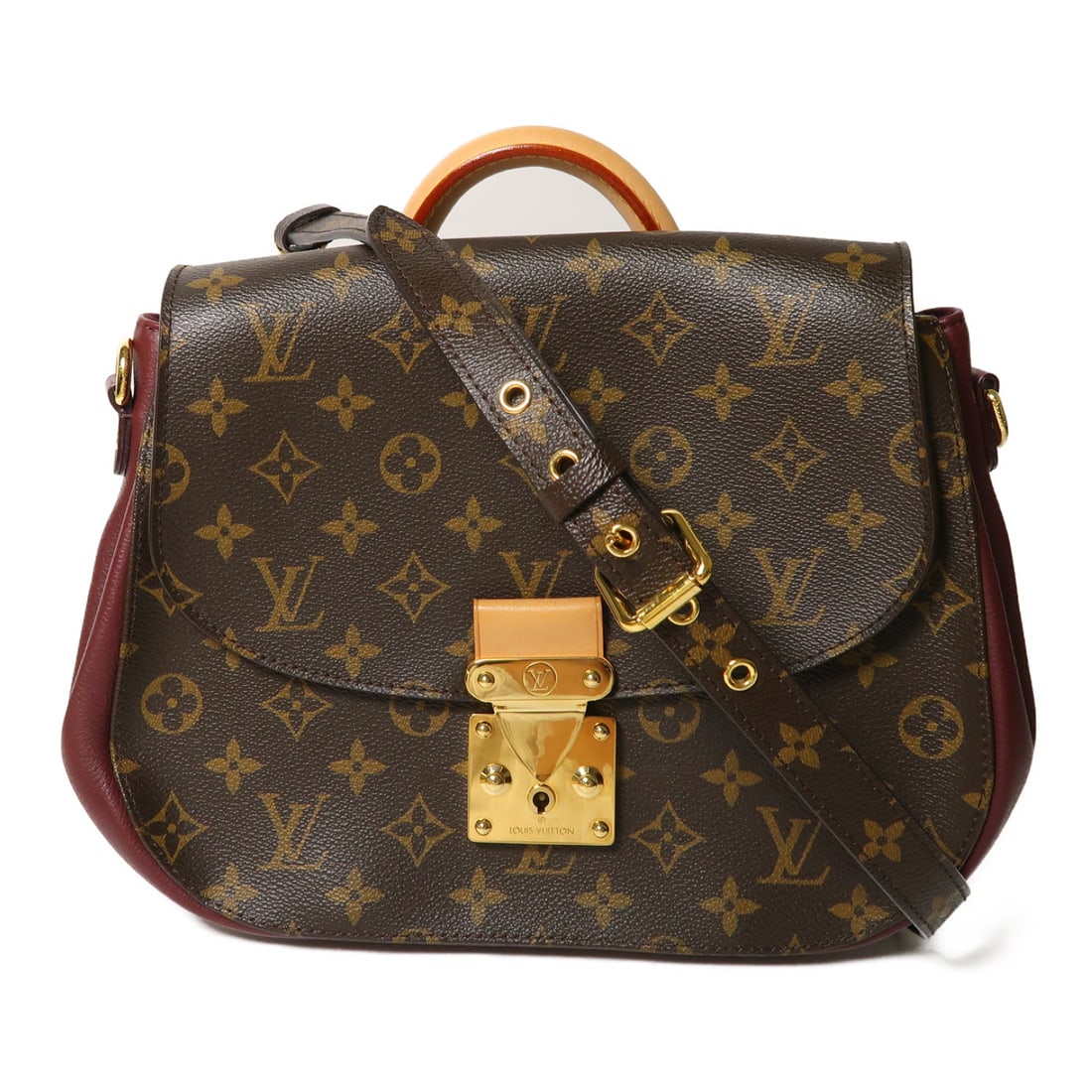 LOUIS VUITTON Monogram Eden MM Gold Hand-Handed Bag for Shoulder and Back Bag Color/Sake Red B (1 of 18)