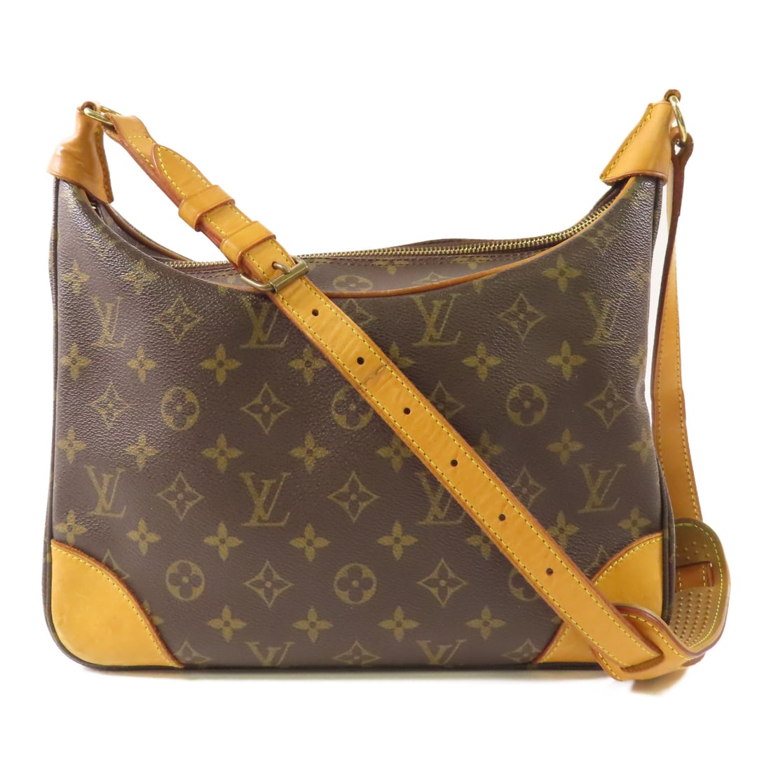 LOUIS VUITTON Monogram Boulogne Shoulder Bag Brown Shoulder Bag M51265 (1 of 20)