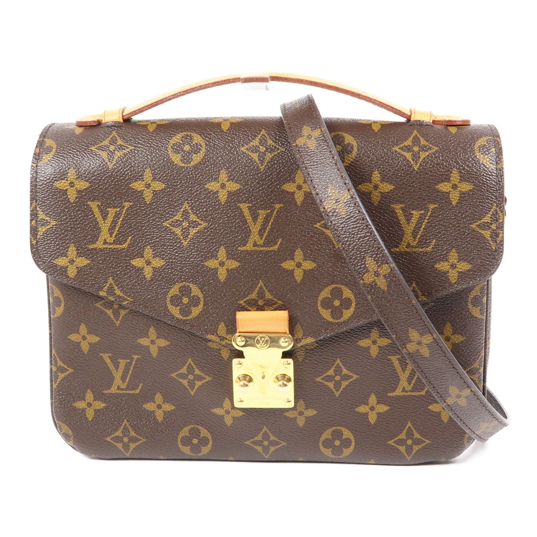 LOUIS VUITTON Monogram Pochette Metis MM Gold Hand-Handed Bag for Shoulders and Backs Palm Col: Item Name: LOUIS VUITTON Monogram Pochette Metis MM Gold Hand-Handed Bag for Shoulders and Backs Palm Col Brand: LOUIS VUITTON Model No.: M44875 Size: x W:24cmH:18.5cm x D:6.5cm(W:9.4 inch x H:7.3 inc