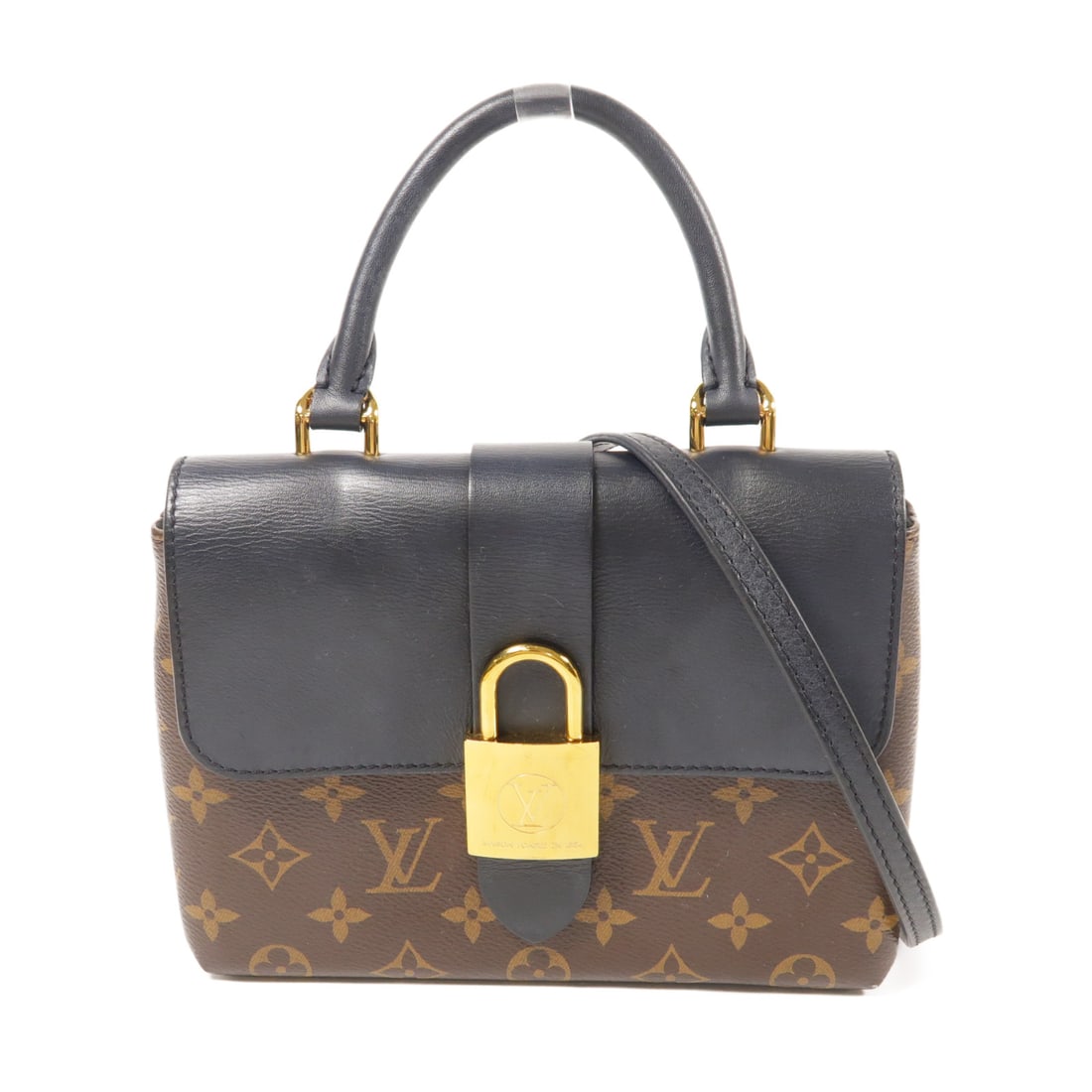 LOUIS VUITTON Monogram Locky BB Hand-Handed Bag for Shoulder and Back Brown Black 2wayShoulde: Item Name: LOUIS VUITTON Monogram Locky BB Hand-Handed Bag for Shoulder and Back Brown Black 2wayShoulde Brand: LOUIS VUITTON Model No.: M44141 Size: x W:20cmH:16cm x D:7cm(W:7.9 inch x H:6.3 inch x D