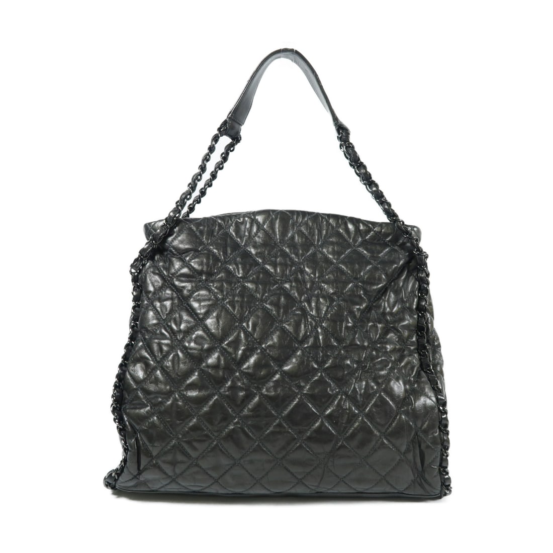 CHANEL Black Black Cowhide Leather Chain Shoulder Bag Shoulder Bag Calfskin (cowhide) (1 of 14)