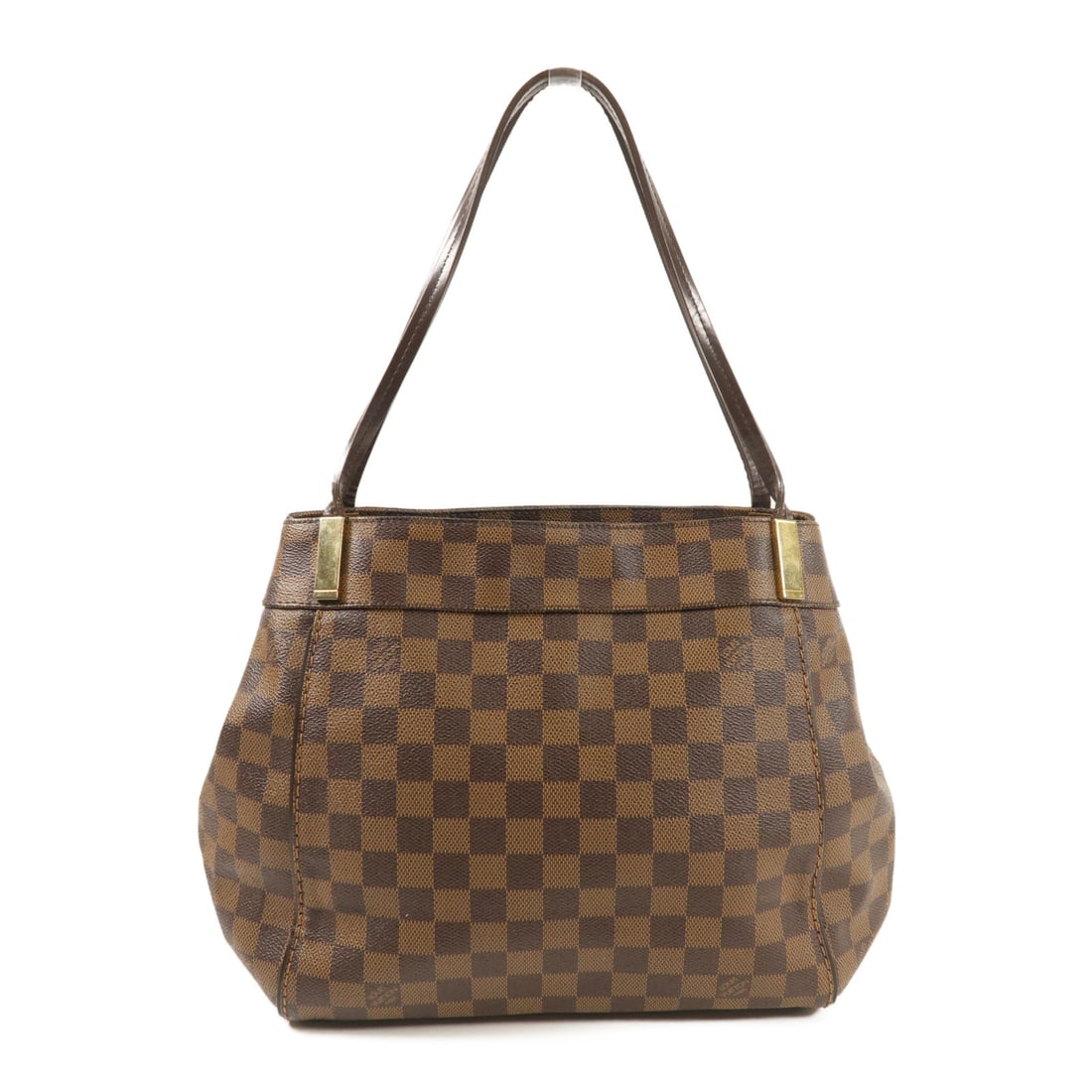 LOUIS VUITTON Damier Marylebone PM Golden Chest Shoulder Back Bag Ebene Brown Shoulder Bag N4121: Item Name: LOUIS VUITTON Damier Marylebone PM Golden Chest Shoulder Back Bag Ebene Brown Shoulder Bag N4121 Brand: LOUIS VUITTON Model No.: N41215 Size: x W:27cmH:27cm x D:11cm(W:10.6 inch x H:10.6 in