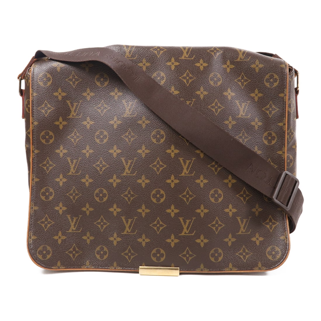 LOUIS VUITTON Monogram Abbesses golden shoulder back bag palm color Brown Shoulder Bag M45257 (1 of 14)