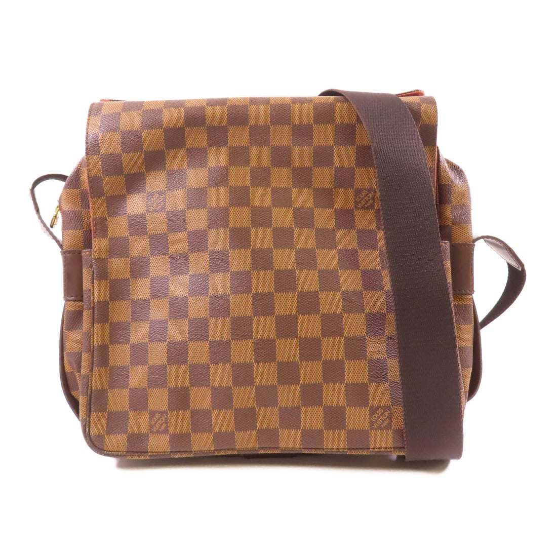LOUIS VUITTON Damier Naviglio gold chest bag brown Brown Shoulder Bag N45255: Item Name: LOUIS VUITTON Damier Naviglio gold chest bag brown Brown Shoulder Bag N45255 Brand: LOUIS VUITTON Model No.: N45255 Size: x W:28cmH:24cm x D:6cm(W:11.0 inch x H:9.4 inch x D:2.4 inch )Shoul