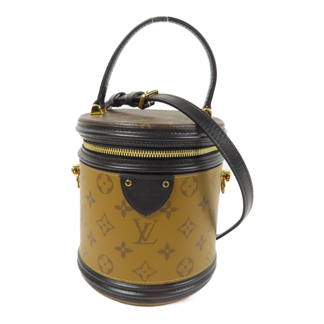 LOUIS VUITTON Monogram Reverse Cannes Hand-milled shoulder bag Brown 2wayShoulder Bag M43986 (1 of 16)