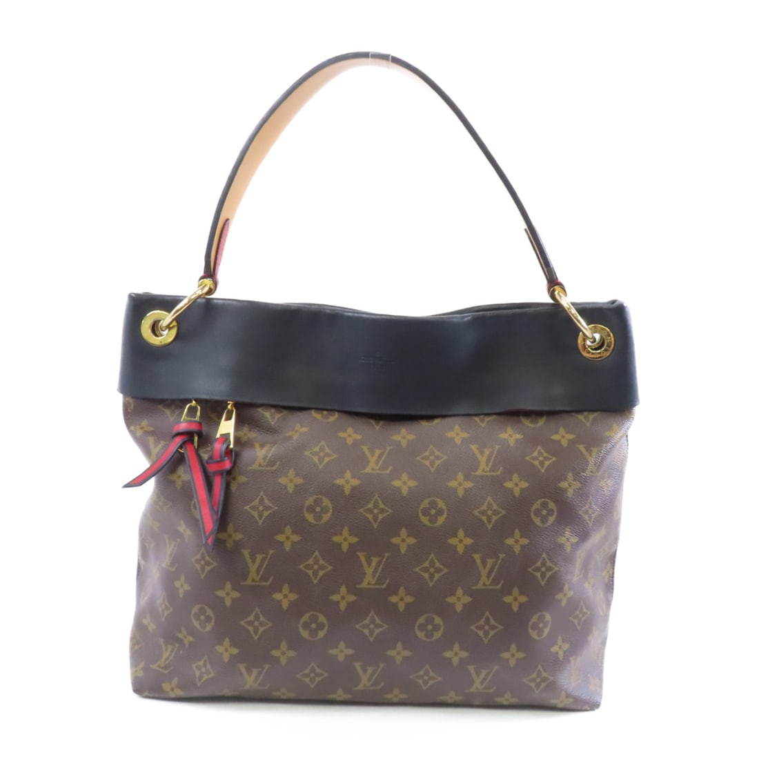 LOUIS VUITTON Monogram Tuileries Golden Shoulder Back Bag Color/Black Brown Black Shoulder Ba: Item Name: LOUIS VUITTON Monogram Tuileries Golden Shoulder Back Bag Color/Black Brown Black Shoulder Ba Brand: LOUIS VUITTON Model No.: M43154 Size: x W:33.5cmH:32cm x D:10.5cm(W:13.2 inch x H:12.6 i