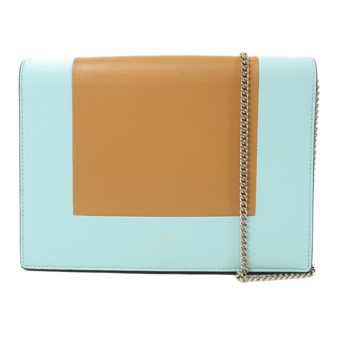 CELINE Sheepskin Leather Shoulder Bag Silver Crossbody Shoulder Bag Shoulder Bag Blue Brown Blue La: Item Name: CELINE Sheepskin Leather Shoulder Bag Silver Crossbody Shoulder Bag Shoulder Bag Blue Brown Blue La Brand: CELINE Model No.: Size: x W:21cmH:15cm x D:2cm(W:8.3 inch x H:5.9 inch x D:0.8 inc