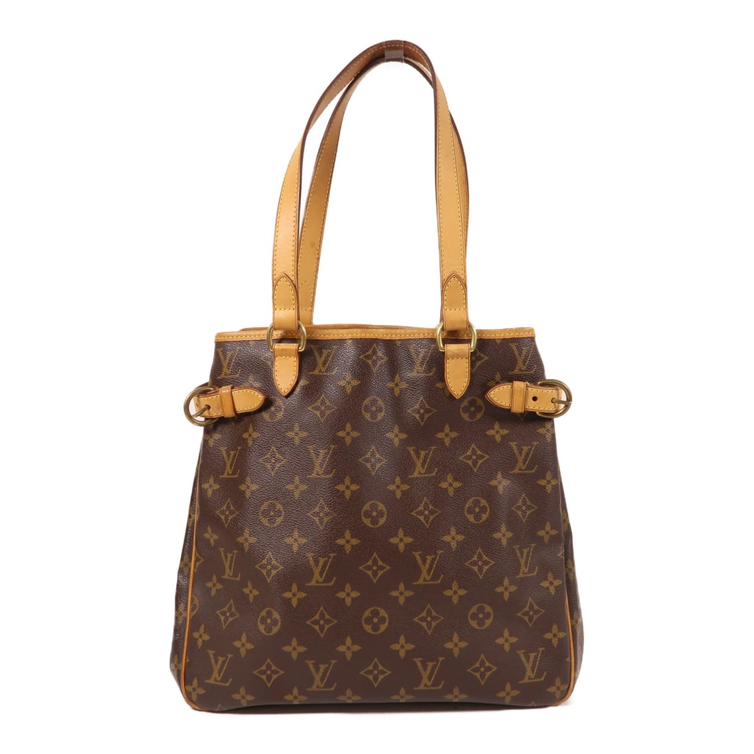 LOUIS VUITTON Monogram Batignolles golden shoulder bag brown Brown Shoulder Bag M51153 (1 of 13)
