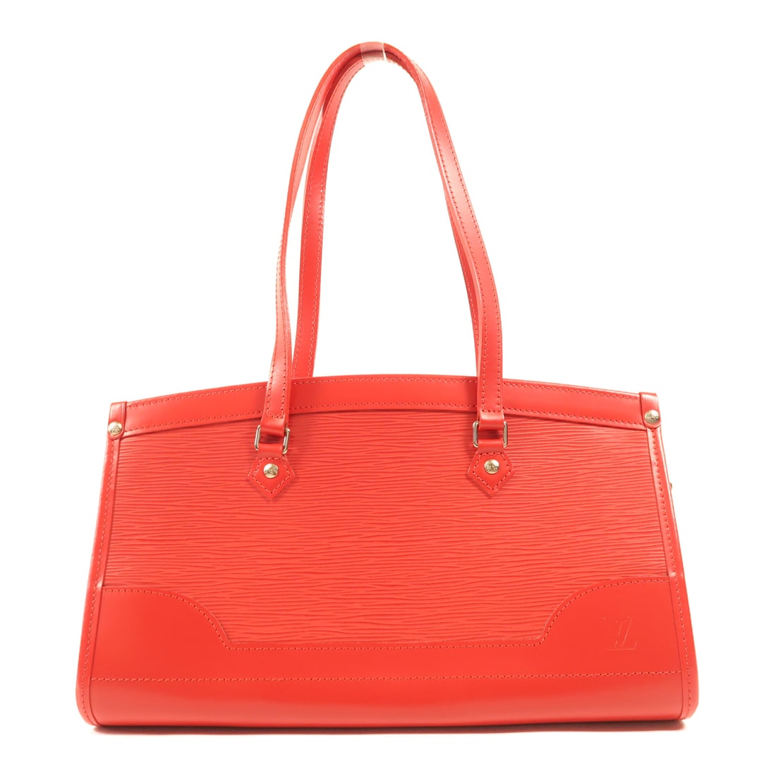 LOUIS VUITTON Epi Madeleine PM Ginpaku Shoulder Back Bag Red Red Shoulder Bag M5933E (1 of 12)