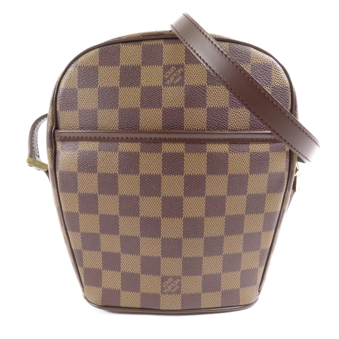LOUIS VUITTON Damier Ipanema PM gold chest bag Ebene Brown Shoulder Bag N51294: Item Name: LOUIS VUITTON Damier Ipanema PM gold chest bag Ebene Brown Shoulder Bag N51294 Brand: LOUIS VUITTON Model No.: N51294 Size: x W:16cmH:23cm x D:7cm(W:6.3 inch x H:9.1 inch x D:2.8 inch )Shou