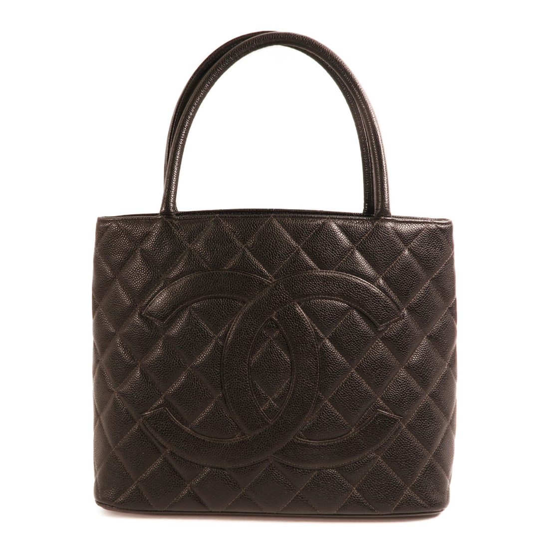 CHANEL Black Black Cowhide Leather Tote Bag Silver Shoulder Back Bag/Handmade Bag Shoulder Bag Calf: Item Name: CHANEL Black Black Cowhide Leather Tote Bag Silver Shoulder Back Bag/Handmade Bag Shoulder Bag Calf Brand: CHANEL Model No.: Size: x W:30cmH:24cm x D:14cm(W:11.8 inch x H:9.4 inch x D:5.5 i