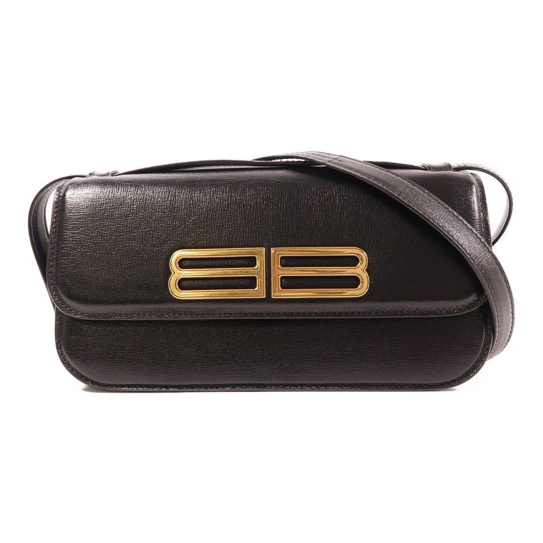BALENCIAGA Cowhide leather Gossip gold shoulder bag Shoulder Bag Black Calfskin (cowhide) 674693 (1 of 12)