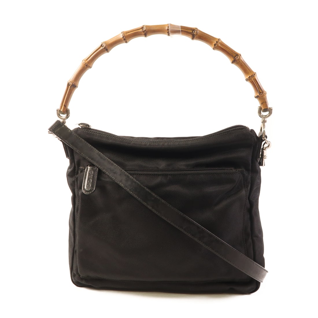 GUCCI Niryu 2 Way Shoulder Bag Ginpaku Handmade Shoulder Bag 2wayShoulder Bag Black Black Nylon: Item Name: GUCCI Niryu 2 Way Shoulder Bag Ginpaku Handmade Shoulder Bag 2wayShoulder Bag Black Black Nylon 000.2032 Brand: GUCCI Model No.: 0.2032 Size: x W:28cmH:22cm x D:13cm(W:11.0 inch x H:8.7 inc