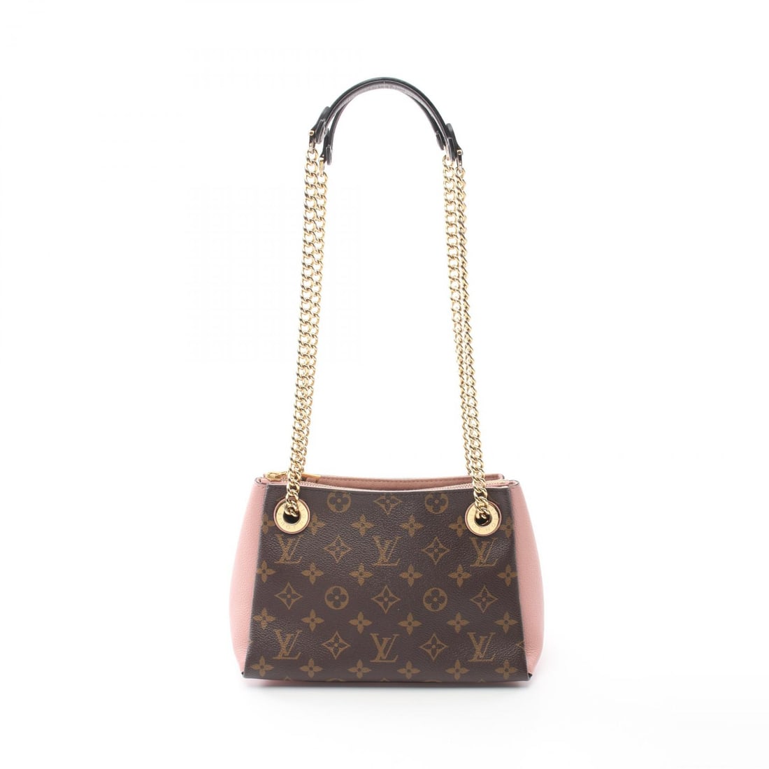 LOUIS VUITTON Monogram Surene BB Gold Shoulder Back Bag Rose valerine Brown Pink Rose Valerine Bro (1 of 11)