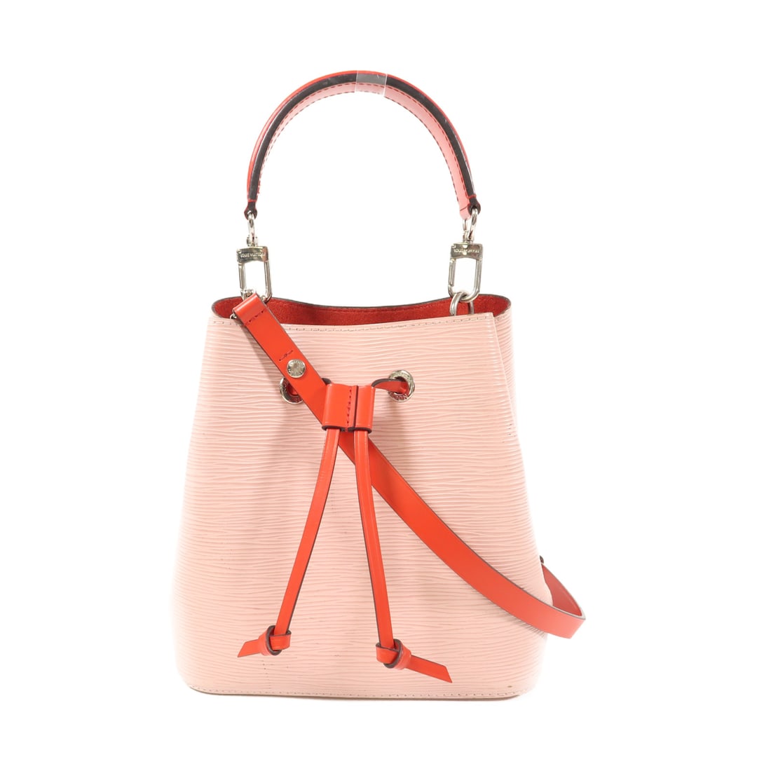 LOUIS VUITTON Epi Neo Noe BB Ginpaku Hand-Hound Bag for Shoulder and Back Powder Red/Rose Balle (1 of 18)